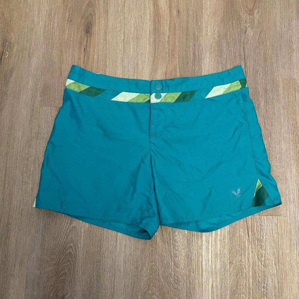 Turquoise board shorts